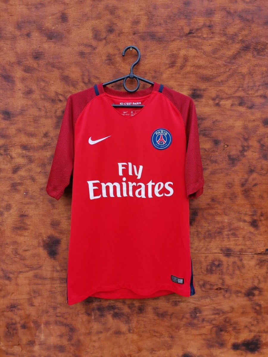 PSG PARIS SAINT GERMAIN 2016/2017 AWAY FOOTBALL SHIRT NIKE SIZE M