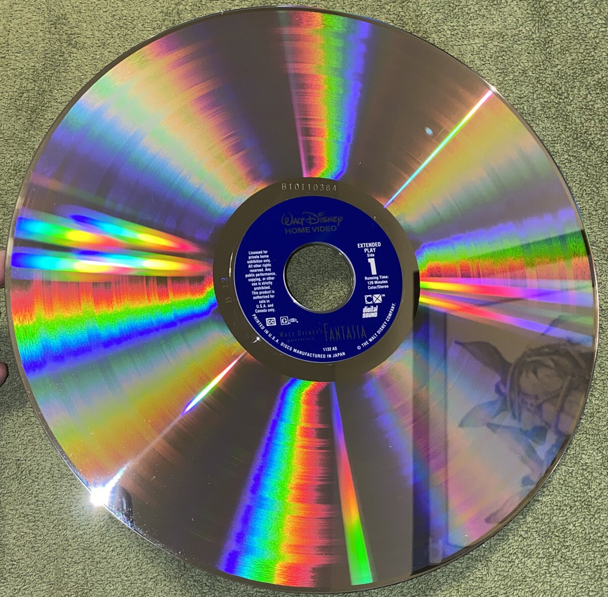 Walt Disney Fantasia Laserdisc LD Digital Sound Dolby Surround | eBay