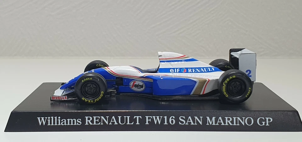 1/64 Aoshima Williams F1 1994 FW16 SAN MARINO #2 AYRTON SENNA diecast car model - Image 2 of 4