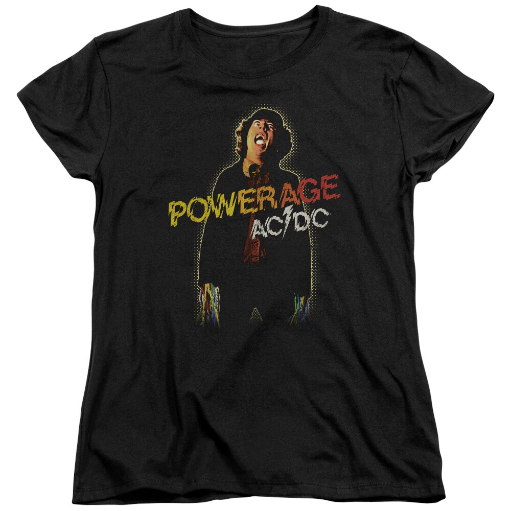 AC/DC Powerage Women's T-Shirt Black | eBay