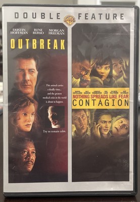 Outbreak + Contagion DVD Double Feature Same Day Shipping
