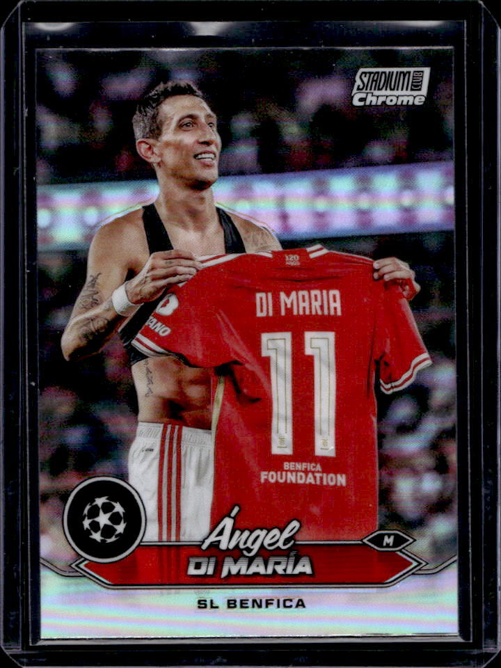 2023-24 Stadium Club Chrome UEFA Angel Di Maria Refractor #11