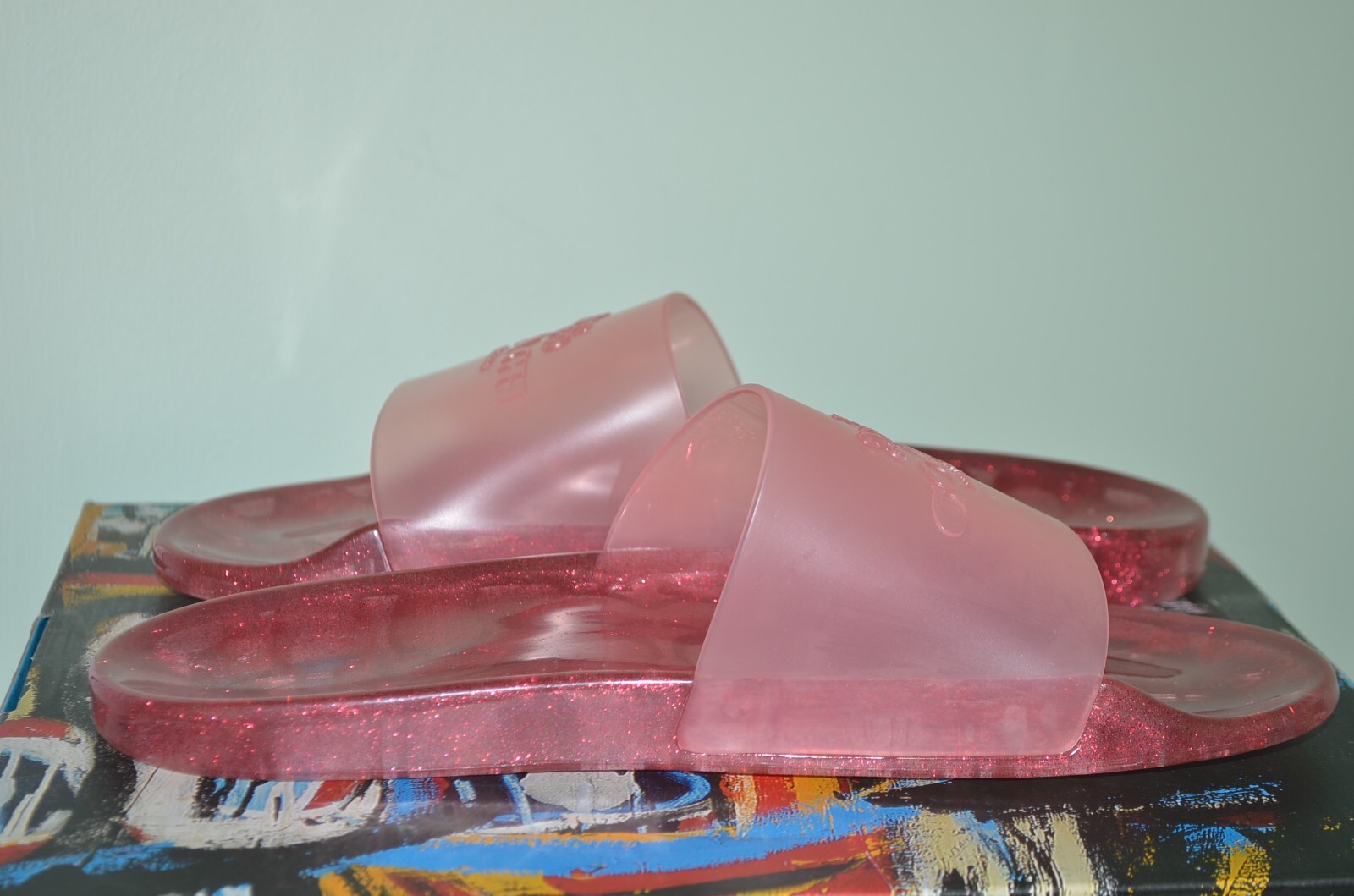 COACH Women's Ulyssa WaterResistant Jelly Pool Slides Pink 11 eBay