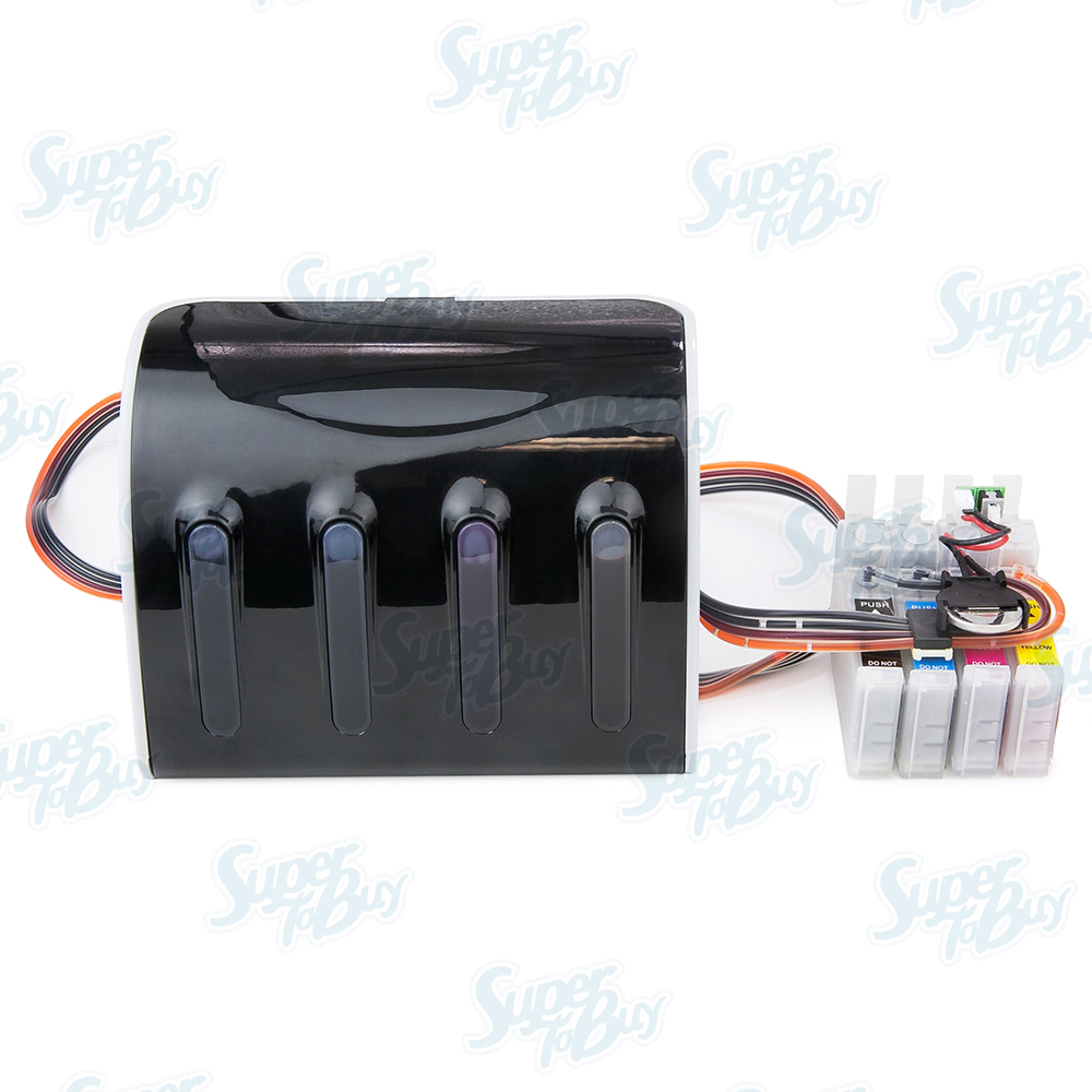 Details about DELUXE Continuous Ink System for Epson Workforce WF-2520 WF-2530  WF-2540 CISS