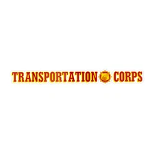Transportation Corps Window Strip Bumper Sticker Vinyl Soldier Decal 5"