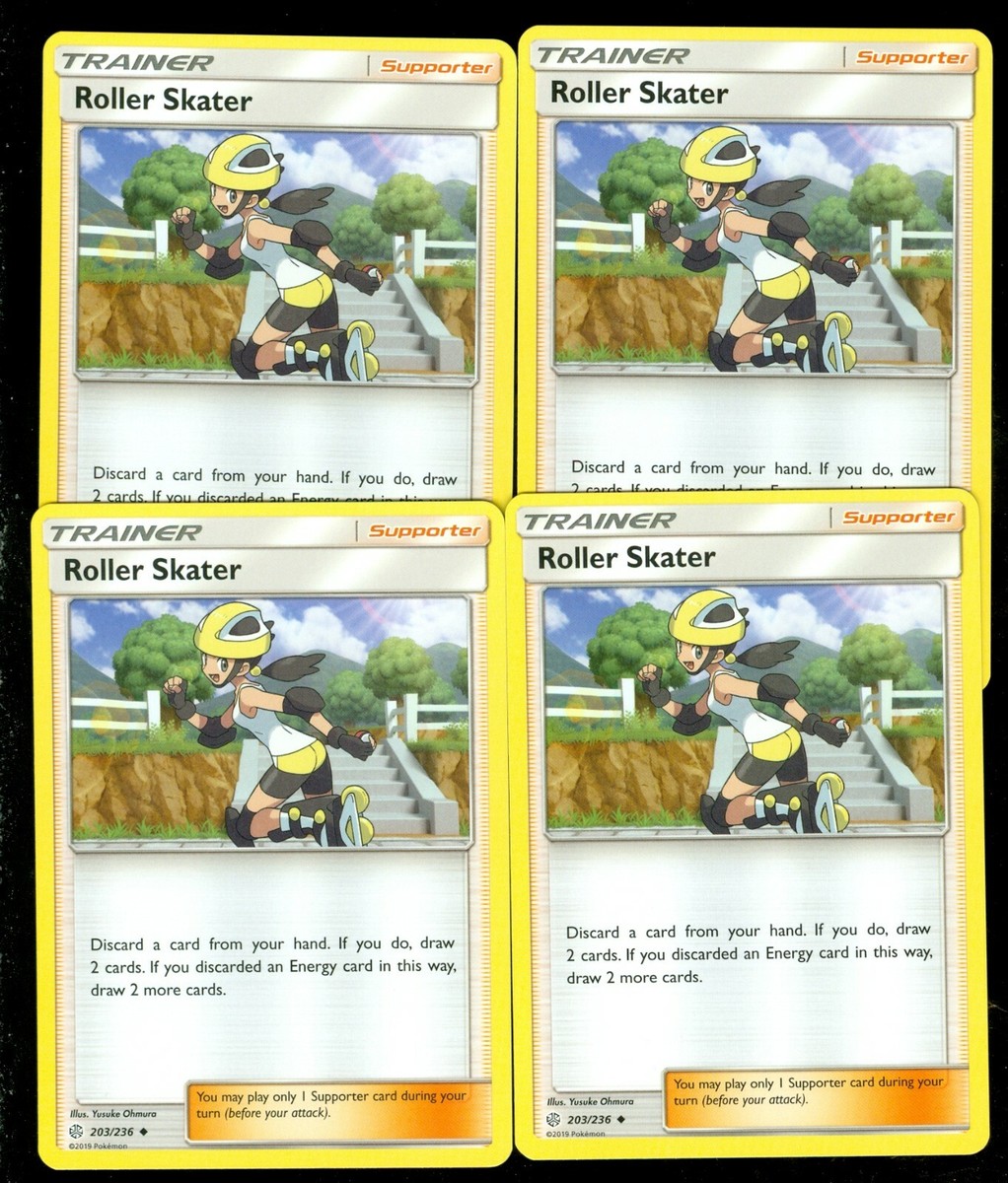roller skater pokemon card 2019 Pokemon Sun & Moon Cosmic Eclipse 235 Full Art/roller Skater PSA 9