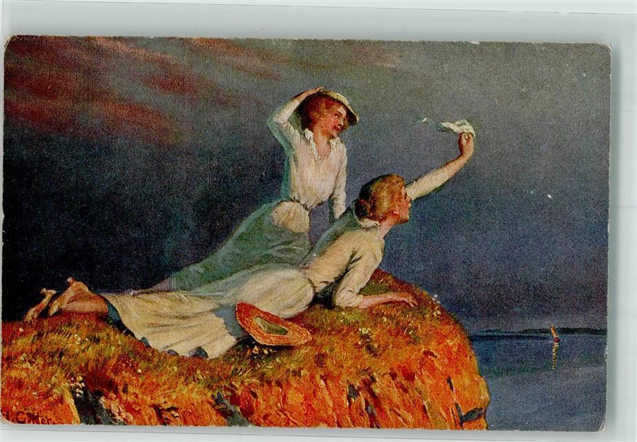 39628773 - sign. Gitter Letzter Abschiedsgruss Galerie Muenchner Meister Nr.