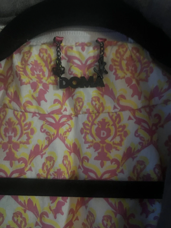 Y2K Doma Women's Leather Jacket Detachable Gray Hood Sz L Runs Smaller Side - Image 2 of 4