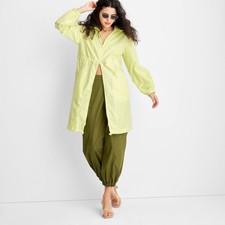 Women's Cinched Waist Hooded Jacket - Future Collective With Gabriella 4x