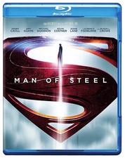 NEW Man of Steel Blu ray Disc, 2013 Russell Crowe SUPERMAN Amy Adams MOVIE