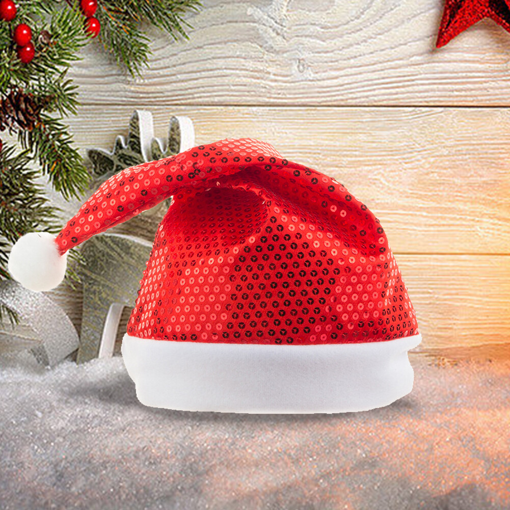 portable-shining-sequin-christmas-hats-xmas-funny-santa-hat-cap-for