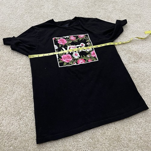 Vans Kinder Gr. Jugend XL Blumenpaket Rundhals Pullover Shirt Rosen Blumen schwarz - Bild 7 von 14