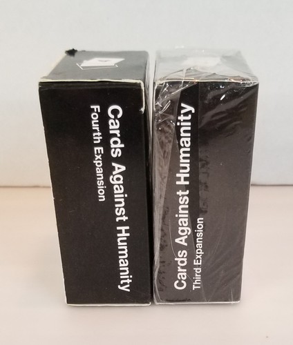 Cards Against Humanity Third And Fourh Expansion Decks 3rd Expansion Is Sealed - Picture 3 of 4