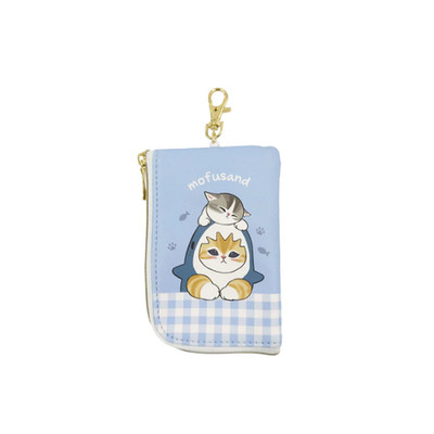 mofusand Key & Pass Case Cats' Friendly Days Japan New