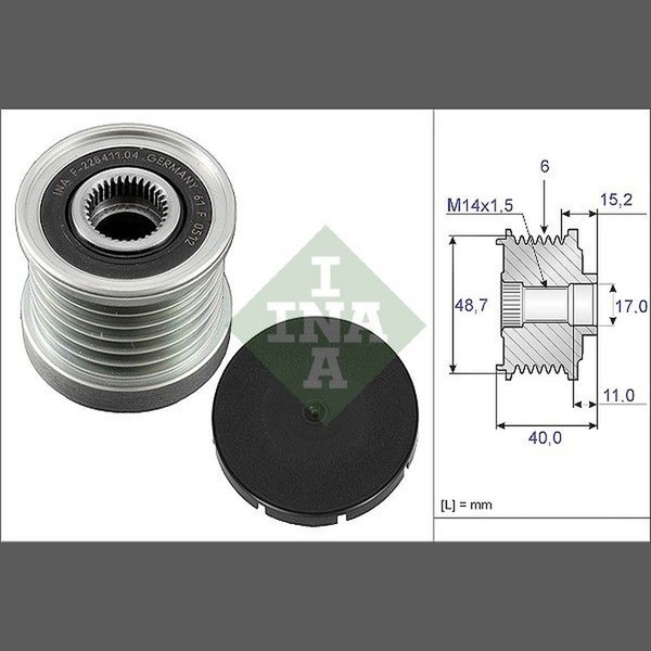 Schaeffler INA 535 0038 10 Generatorfreilauf-image