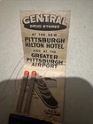 Vintage Greater Pittsburgh Airport Pennsylvania Souvenir Pin + Central Drug Ad. — photo 7