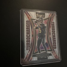 2024 Panini Select Jayden Daniels #12 RC Turbocharged - Commanders 🔥ROY