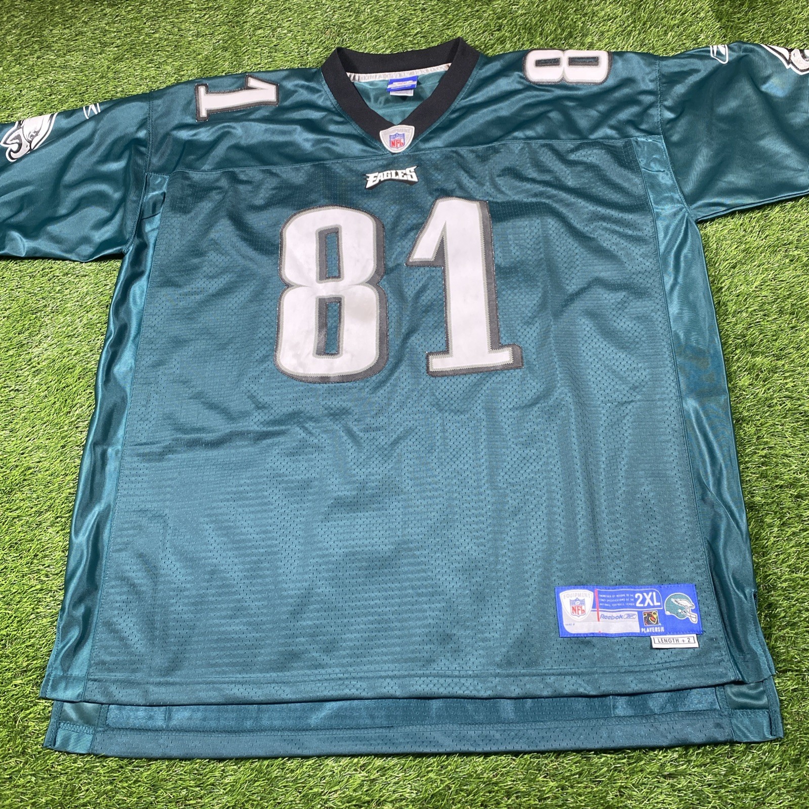 Terrell Owens Philadelphia Eagles Jersey Reebok Mens 2xl +2 Stiched #81 thumbnail 2