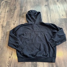 Gap Kid's Youth Pullover Hoodie Black Embroidered Logo Hoodie Size: XXL