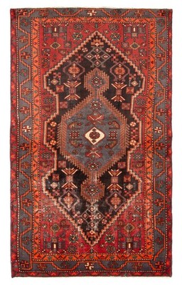 Vintage Oriental Hand-Knotted Carpet 4'2'' x 7'0'' Traditional Wool Area Rug