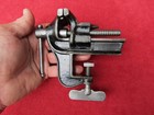 Antique/Vtg Small/Mini 2" Clamp-On Bench Table-Top Vise Hobby/Jewelers Marked #2 — photo 2