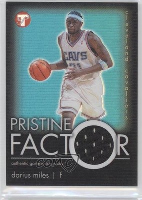 2003-04 Topps Pristine Factor Relics Refractor 9/25 Darius Miles #PF-DM 7m4