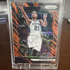 2018-19 Panini Prizm - Tim Duncan #225 Choice Tiger Stripes Prizm