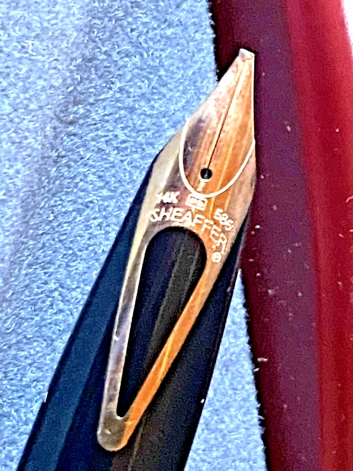 Pluma Estilográfica Sheaffer Intrigue, Nueva De Colección, Azul Brillante, ESBOZO Raro Nuevo en Caja. Foto 4 de 4