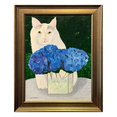  Here s Looking At You  Acrylic Painting By Dave Dickson 2015 Framed 17.5x21.5 
