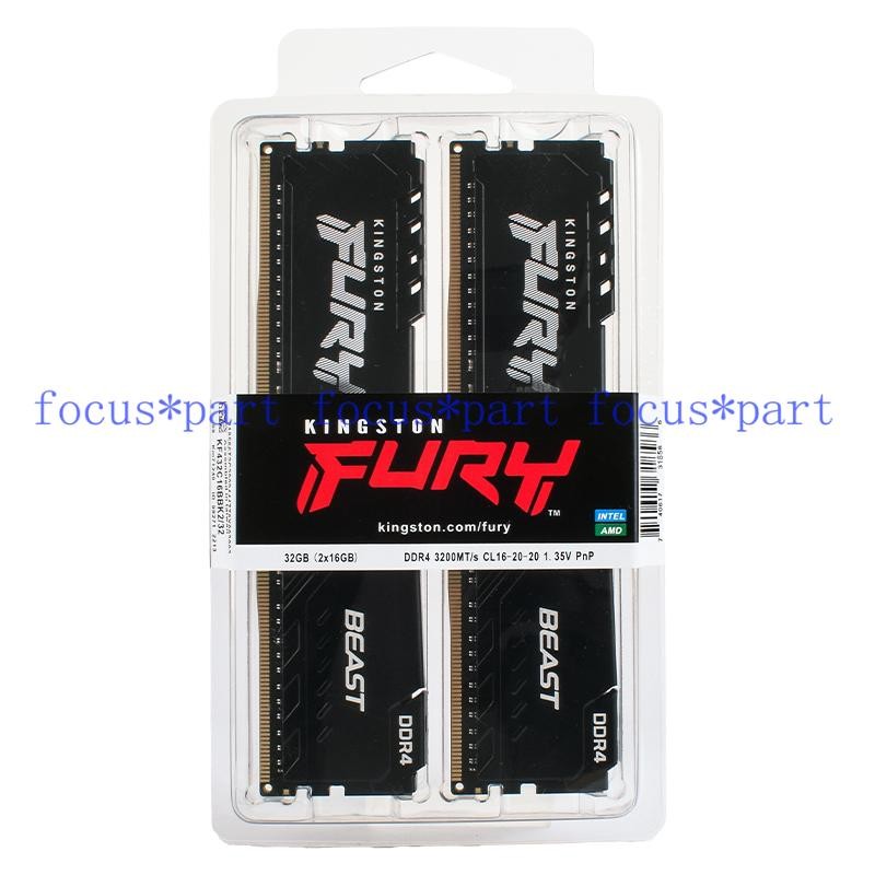 KINGSTON FURY BEAST 16GB×2枚 DDR4 2666MHz Kingston FURY Beast 16GB (2x8GB) 5600MT/s DDR5 CL40 Desktop Memory