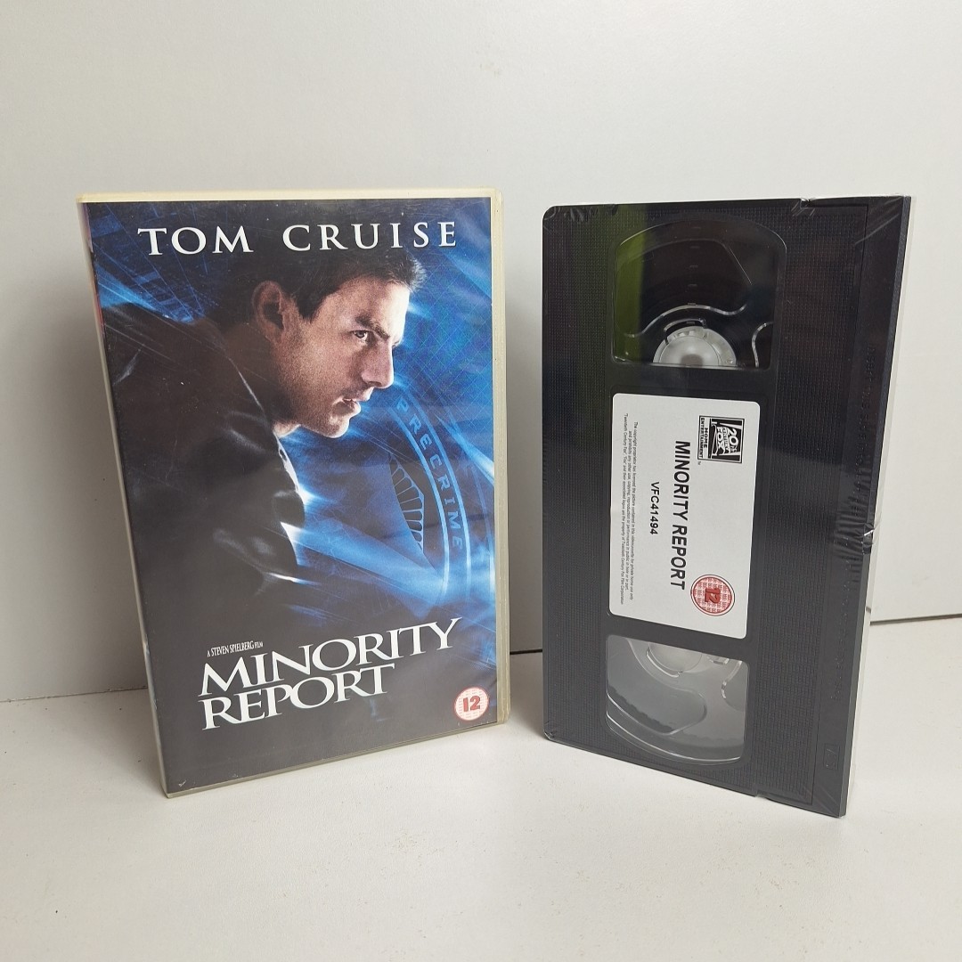 Minority Report (VHS/SUR, 2002) Tom Cruise - Steven Spielberg-  Sealed Tape