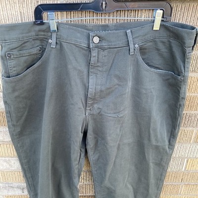 Mott & Bow Jeans Mens 42X32 Green Straight Casual NWOT