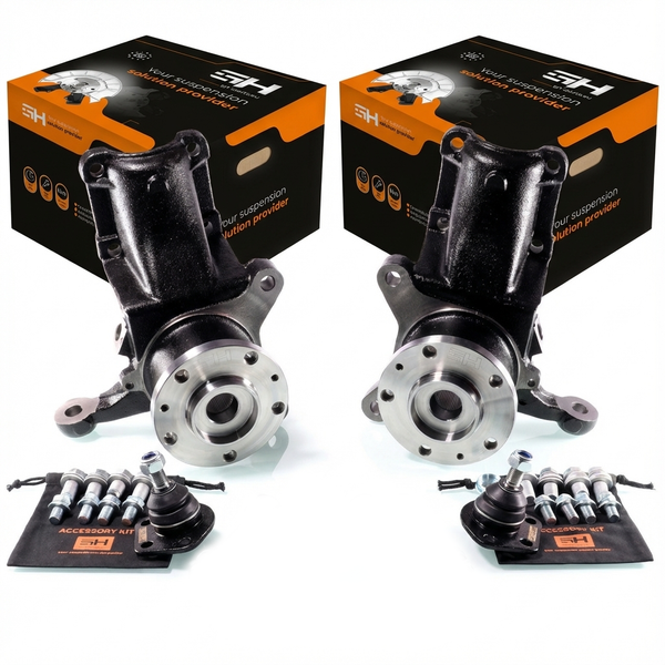 2X Achsschenkel Komplett Vorne FüR Citroen Jumper 2001-2006 10Q,14Q-image