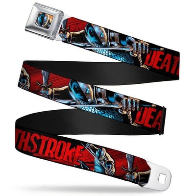 New 52 Deathstroke Face Close-Up Full Color Red Seatbelt Bel (US IMPORT) ACC NEU