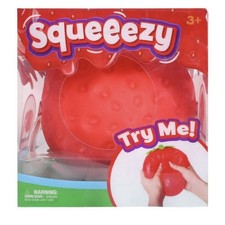 Sunny Days Jumbo Squeezy Strawberry Squishy Toy Stress Relief Sensory Fun