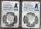 2023 S Proof US Mint Morgan & Peace Dollar $1 Set Advance Releases NGC PF70 UCAM