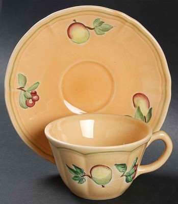 Longchamp Fruit De France Cup & Saucer 320749