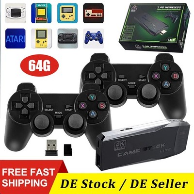 20000+Retro Videospielkonsole 4K HD TV Spiel Stick inkl.2X Wireless Controller