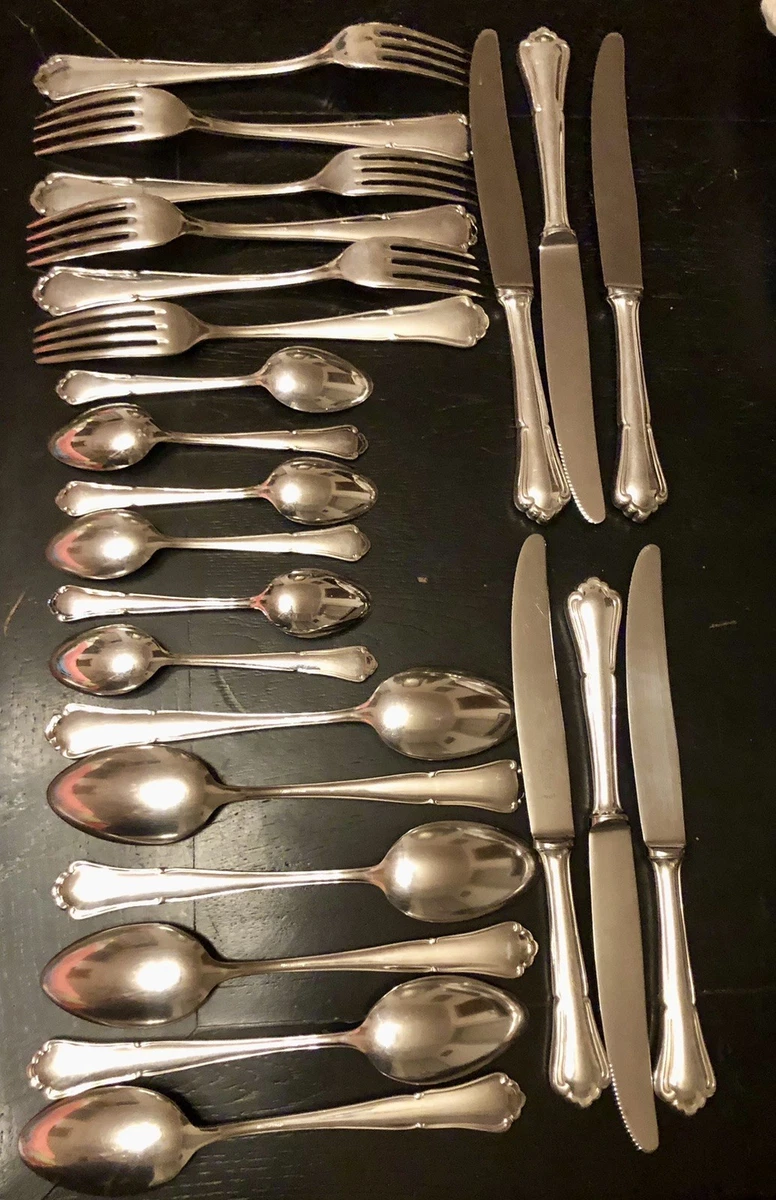 Ménagère Métal Argenté DEETJEN 6 Pers. /Silver plated cutlery