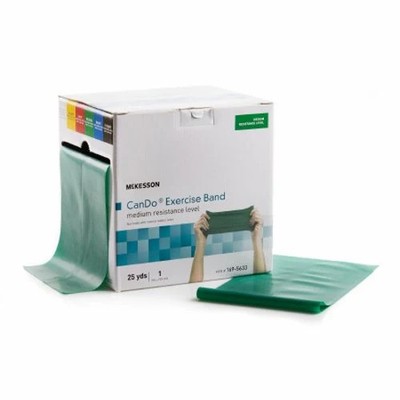 Exercise Resistance Band Green 5 Inch X 25 Yard Medium