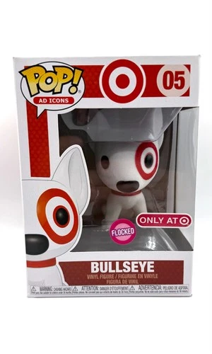 Funko Pop! Ad Icons Bullseye #05 (Flocked) Target Exclusive + Protector!