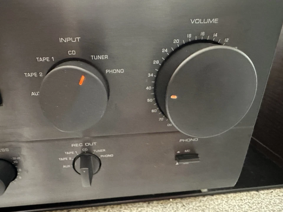 YAMAHA  AX-570 Verstärker mit Fernbedienung in guten Zustand. - Bild 3 von 4