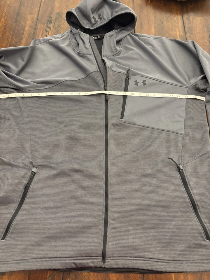 Chaqueta Under Armour Para Hombre Talla 3XL Coldgear Reactor Chaqueta con Cremallera - ¡Excelente Usada! Foto 3 de 4