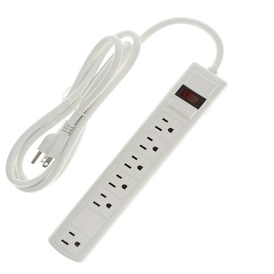 Fuji Labs 6Ft 6-Outlet Perpendicular Power Strip 90j
