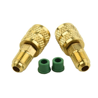 Easy Access R32 R410a Netzteil 516 14 SAE Stecker Buchse Messingkonstruktion