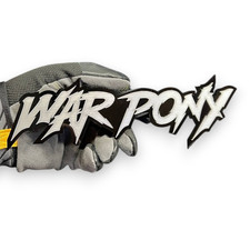1x War Pony Custom 3d Car Emblem Multicolor Acrylic Car Fender Badge Decal