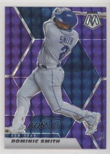 2021 Panini Mosaic Purple Mosaic Prizm 1/49 Dominic Smith #42 0yu5