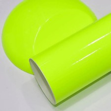 Vinyl Wrap Film Glossy Fluorescent Car Body Sticker Adhesive PVC