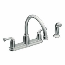 Moen Banbury CA87553 High-Arc Kitchen Faucet,Chrome NEW 