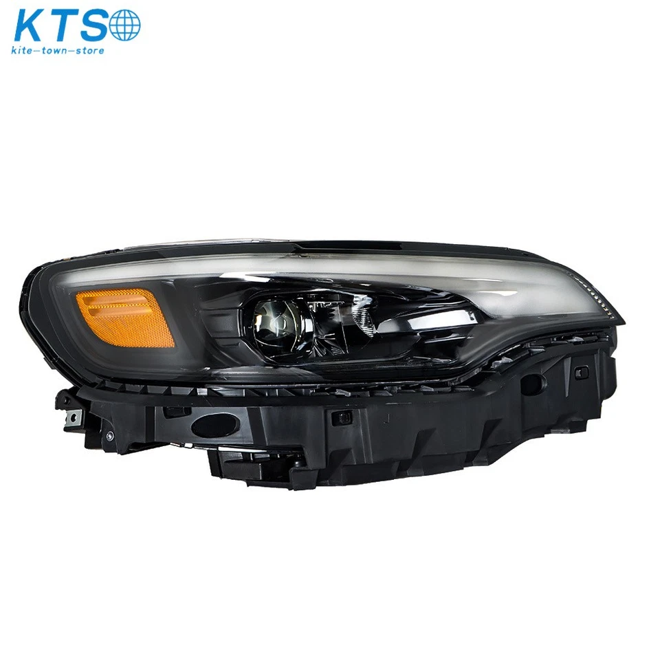 For Jeep Cherokee 2019-2022 LED Headlight Assembly Right RH Side Black Housing - Image 2 of 4